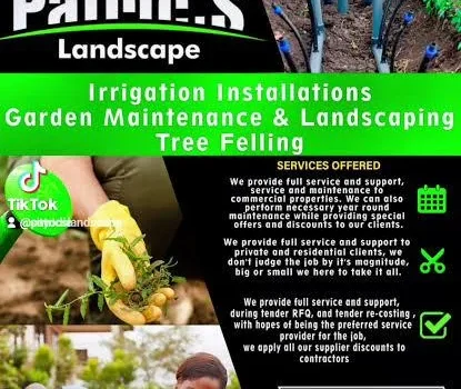 Patric S Landscape store banner