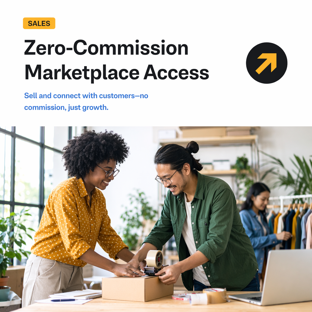 Zero-Commission Marketplace Access