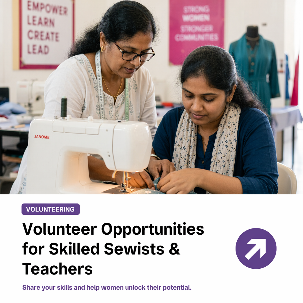 Volunteer Opportunities for Skilled Sewists & Teachers