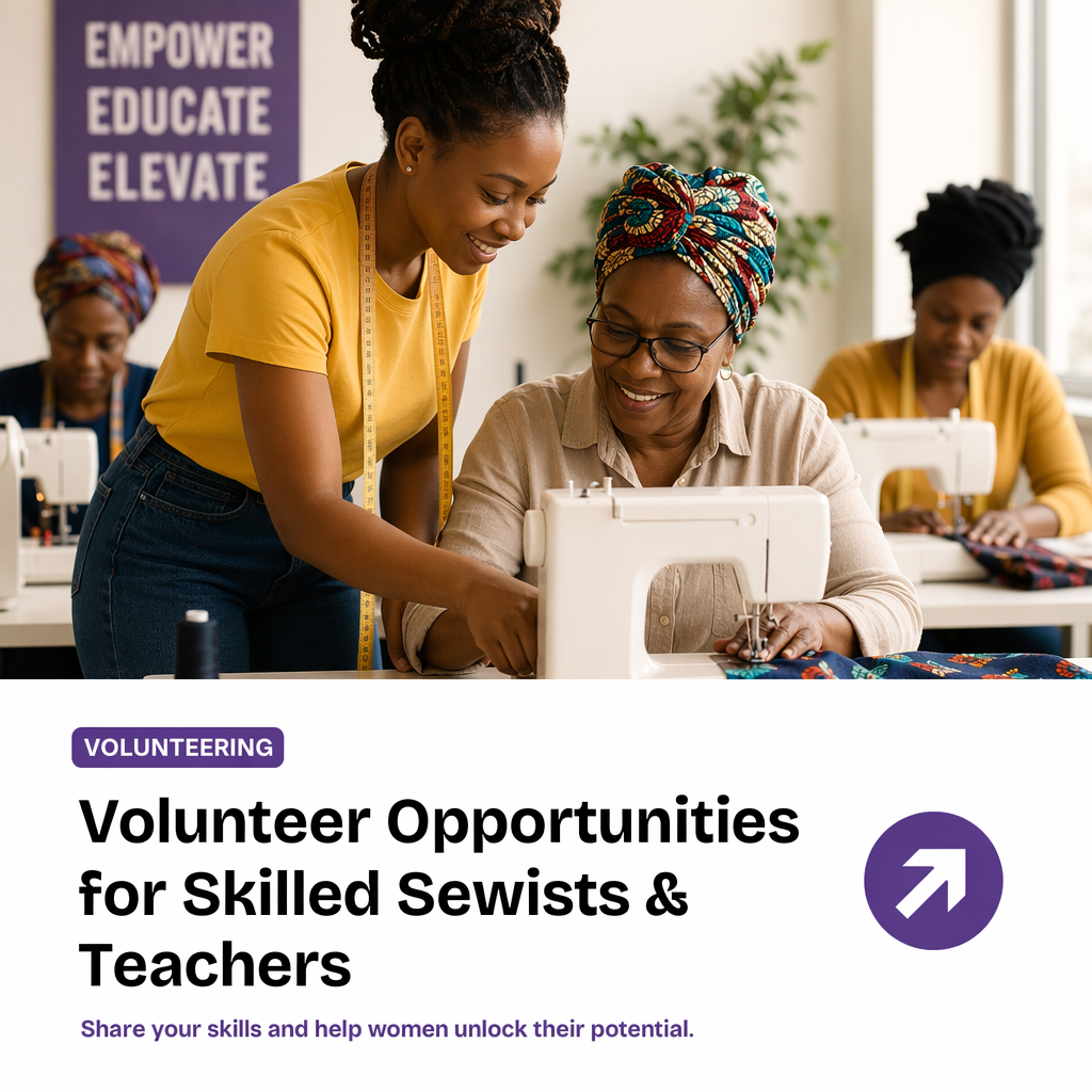 Volunteer Opportunities for Skilled Sewists & Teachers
