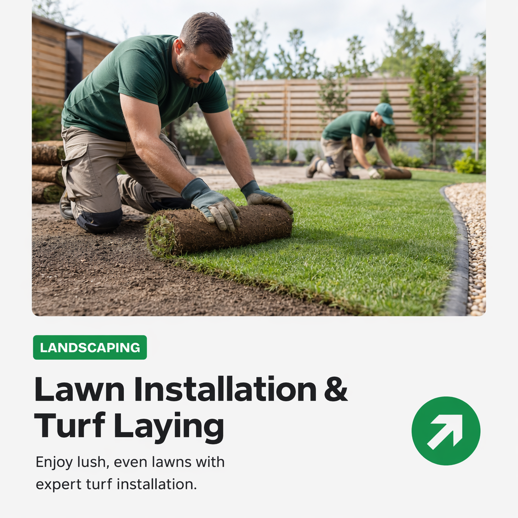 Lawn Installation & Turf Laying