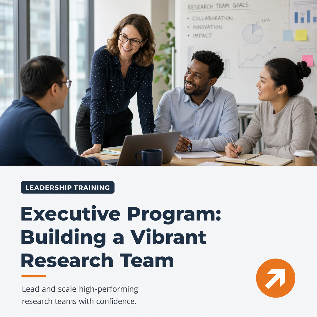 Executive Program: Building a Vibrant Research Team