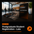 Postgraduate Student Registration – Late